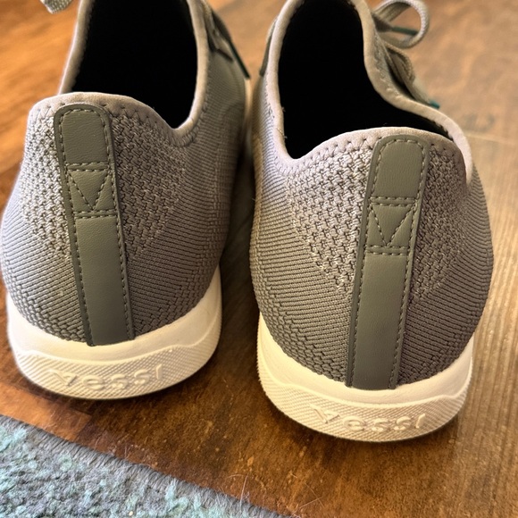Vessi Gray Men's Knit Sneakers, size 12m - Picture 8 of 9